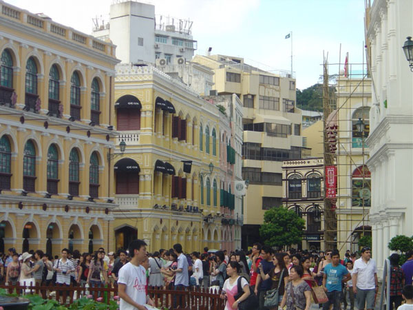 Macau Old District Street Vision 